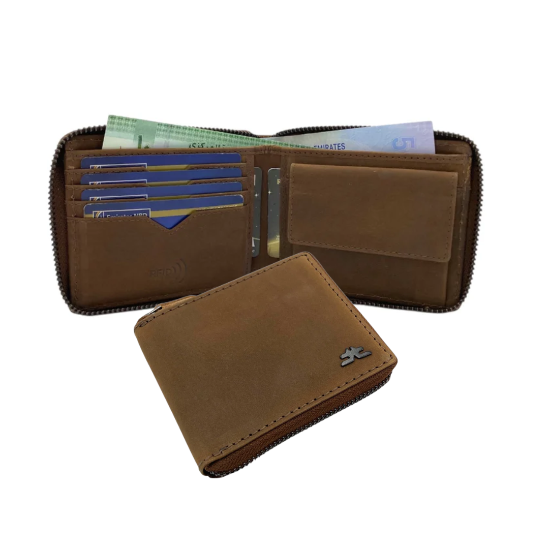 ZipVault Full Zip  Bifold Wallet RFID # 1138CZ