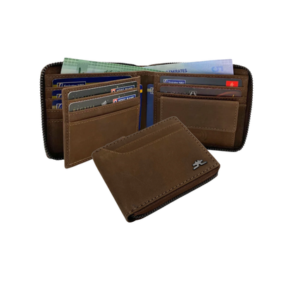 ZipVault 12 Card Full Zip Wallet RFID #4094CNZ.2