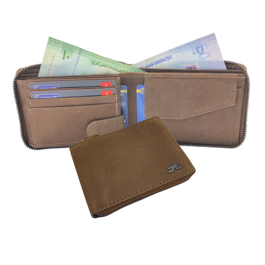 ZipVault Full Zip BiFold Wallet RFID # 1013CZ