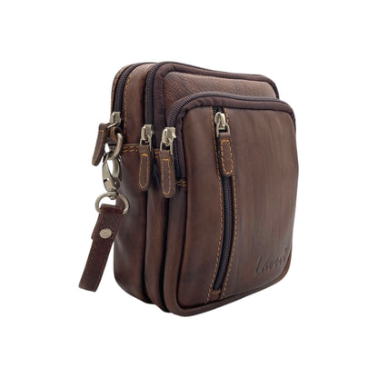 Kani Leather Premium Leather Sling Bag for Men – Stylish Crossbody Bag for Travel & Everyday Use | Mylaveri #2531