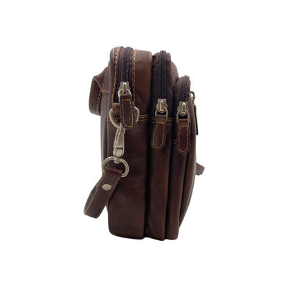Kani Leather Premium Leather Sling Bag for Men – Stylish Crossbody Bag for Travel & Everyday Use | Mylaveri #2531