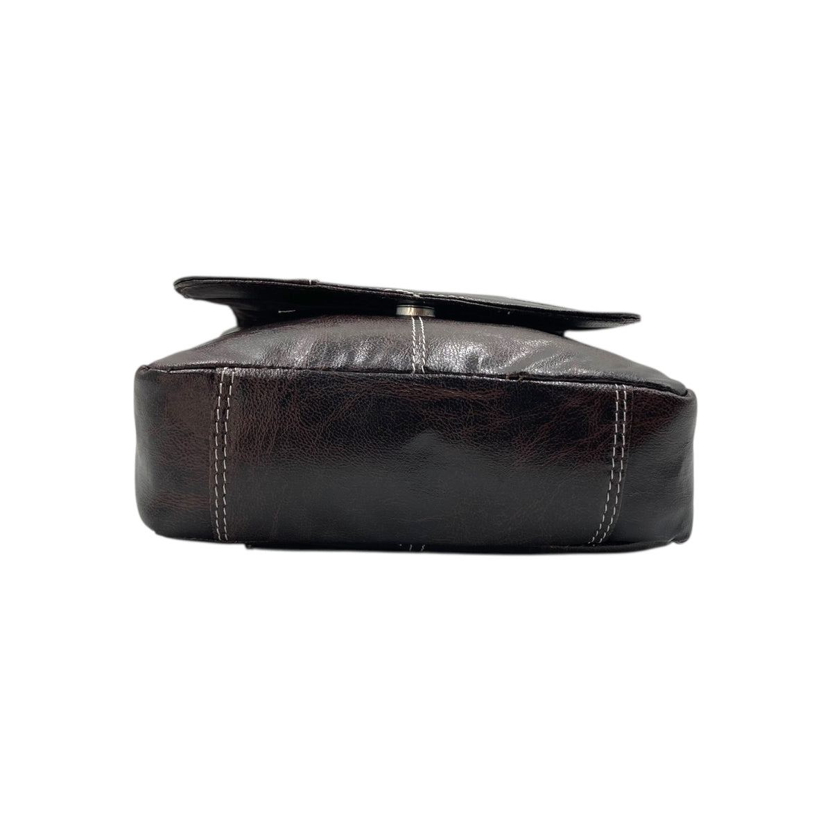 Men's Faux Leather Sling Bag – Crossbody Travel Bag with Multiple Compartments /Messenger Bag # ASST