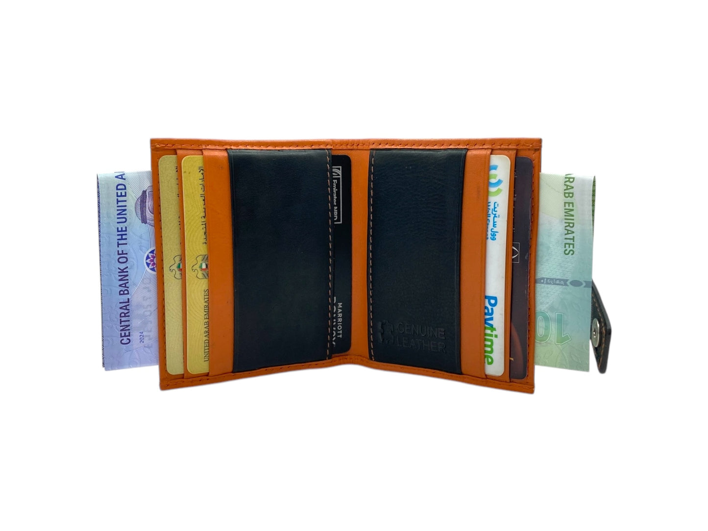 Card Case & Cash Wallet Compact Size 14 Card Space # 4029