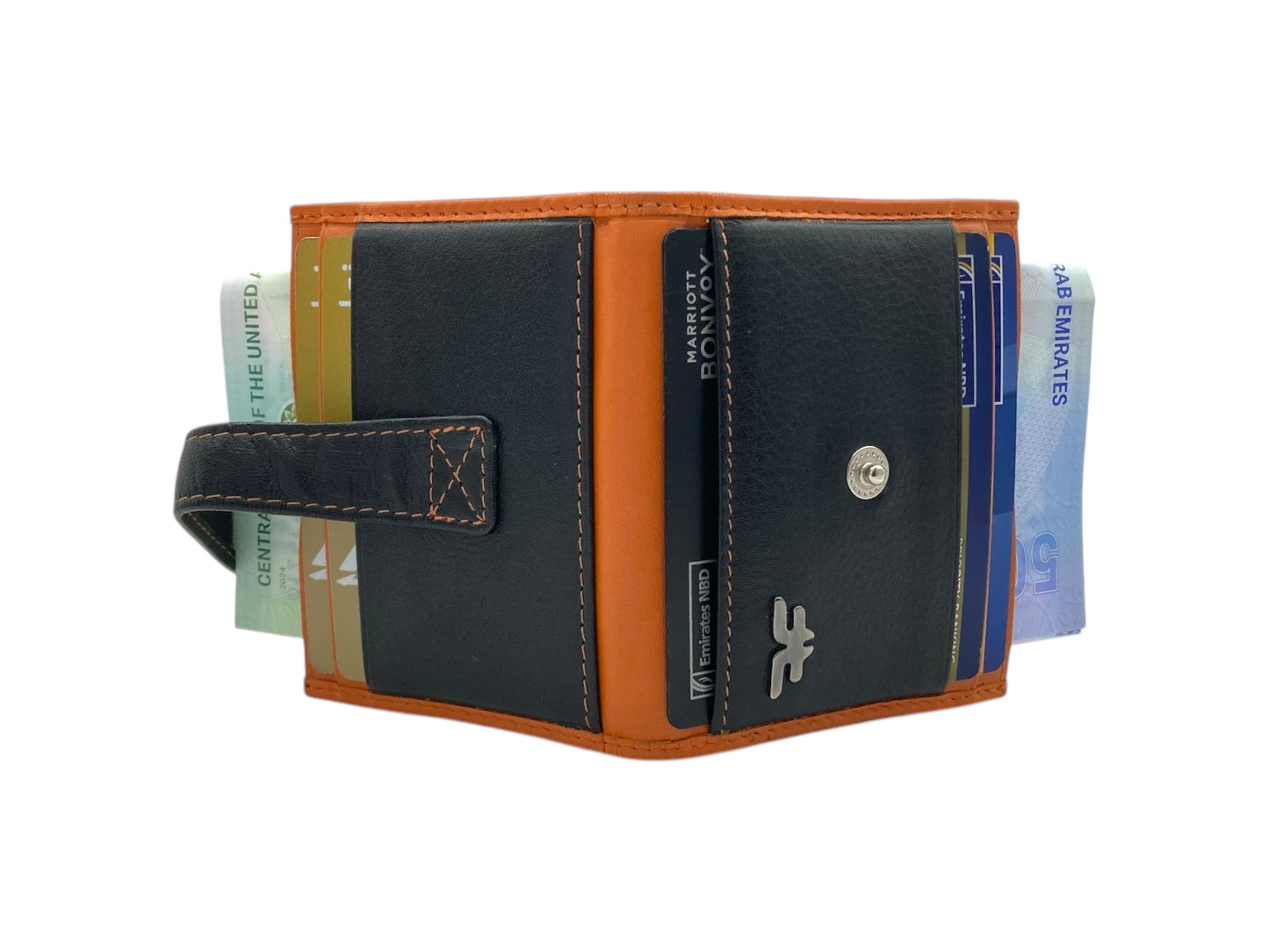 Card Case & Cash Wallet Compact Size 14 Card Space # 4029
