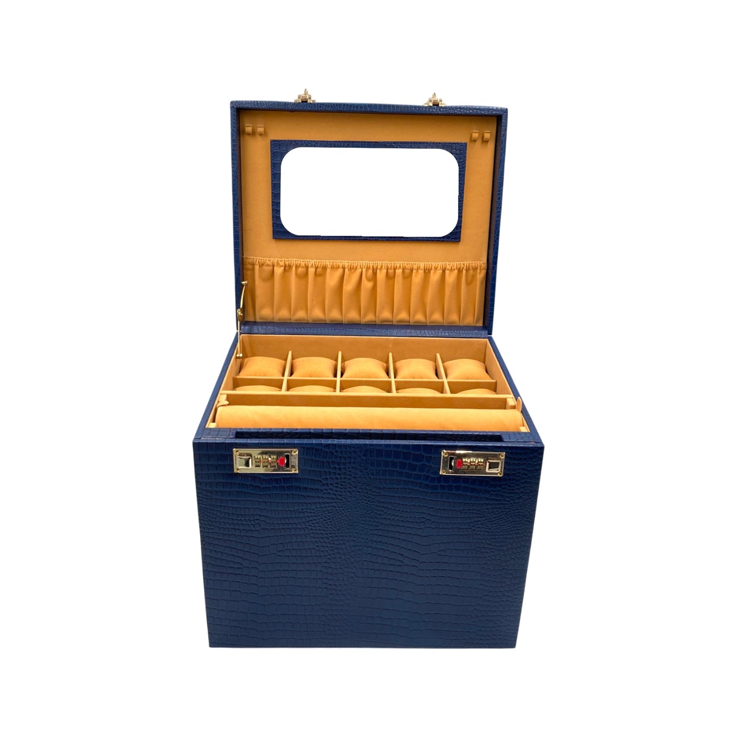 Jumbo Multipurpose Jewellery Box Genuine Leather