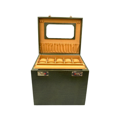 Jumbo Multipurpose Jewellery Box Genuine Leather