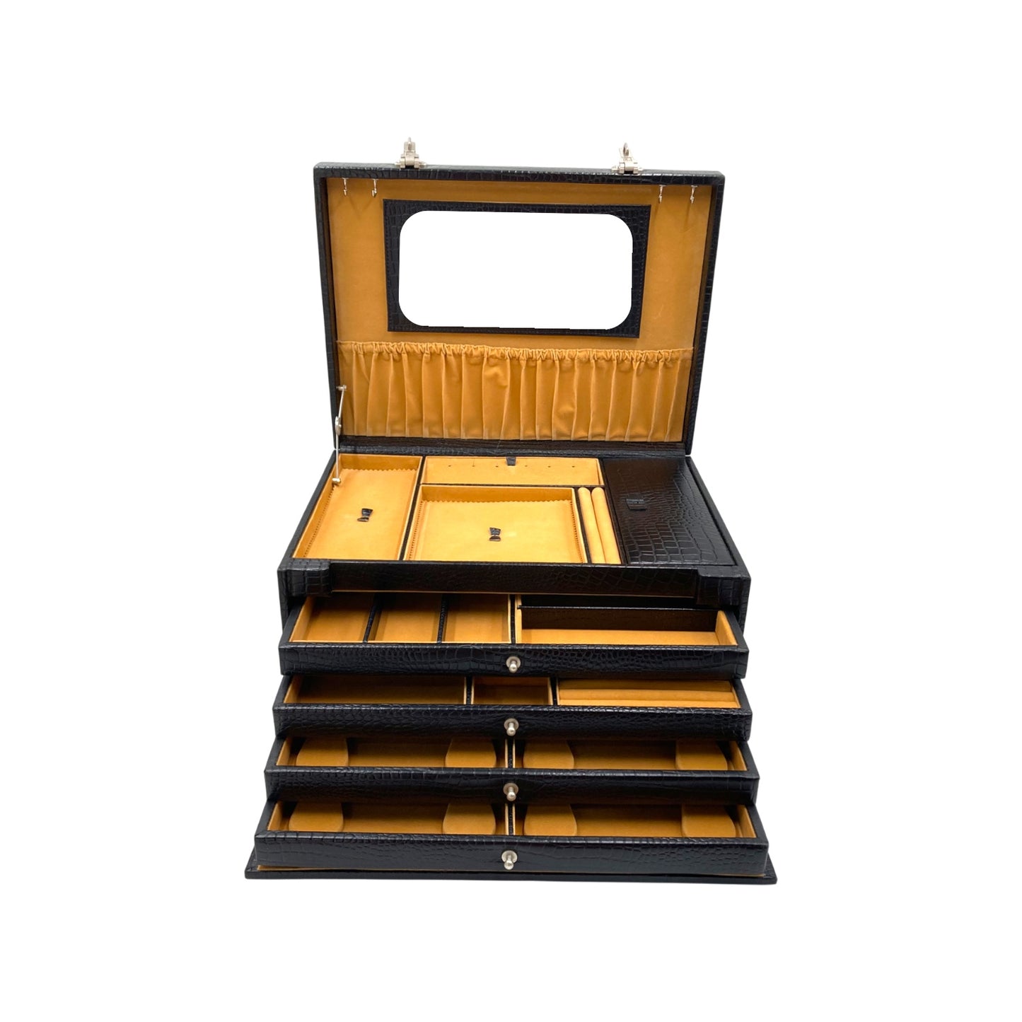 XL Multipurpose Jewellery Box Genuine Leather