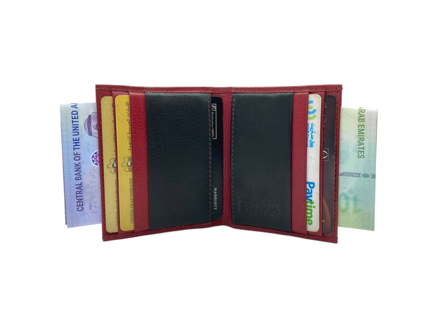 Card Case & Cash Wallet Compact Size 14 Card Space # 4029.New