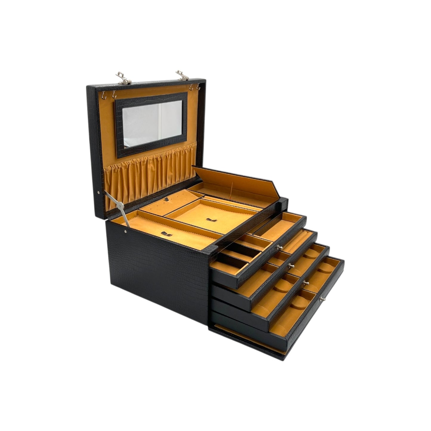 XL Multipurpose Jewellery Box Genuine Leather