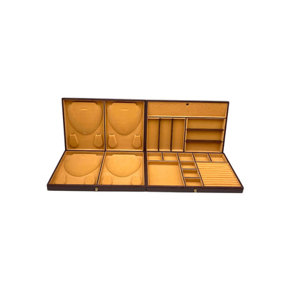 XL Multipurpose Jewellery Box Genuine Leather