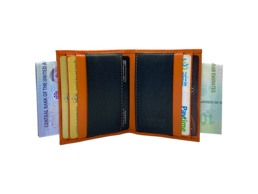 Card Case & Cash Wallet Compact Size 14 Card Space # 4029.New