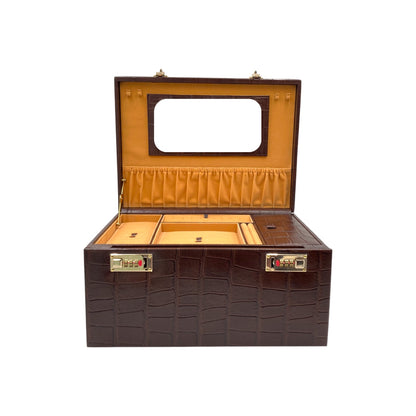 XL Multipurpose Jewellery Box Genuine Leather