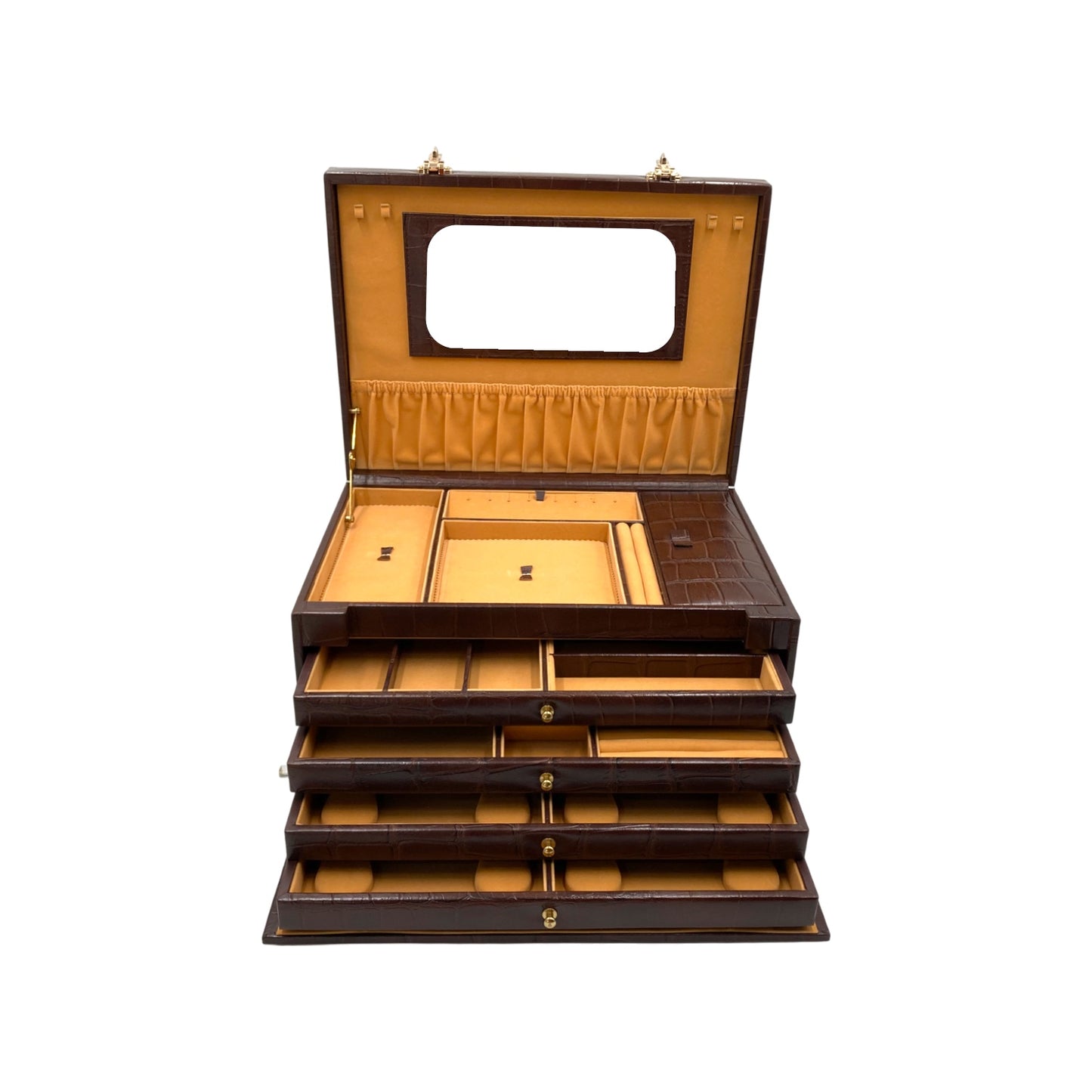 XL Multipurpose Jewellery Box Genuine Leather