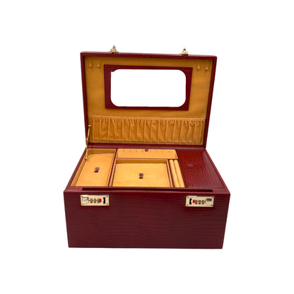 XL Multipurpose Jewellery Box Genuine Leather