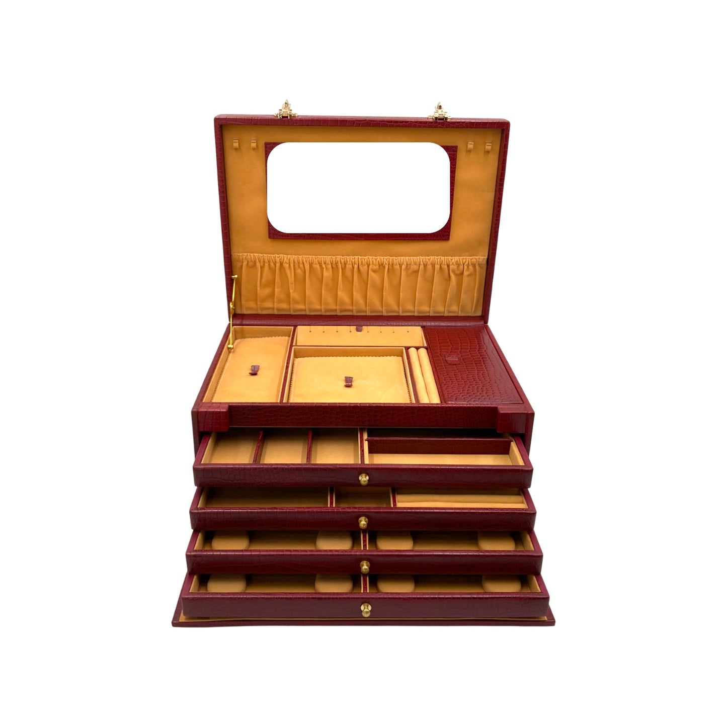 XL Multipurpose Jewellery Box Genuine Leather
