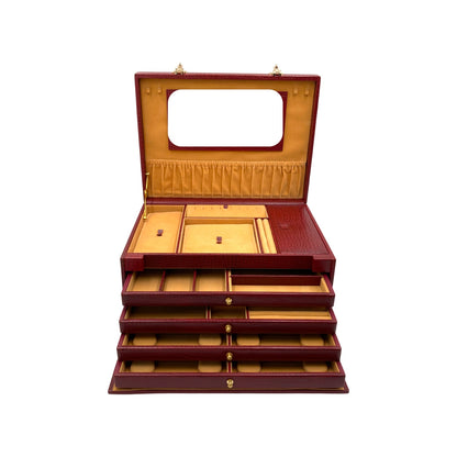 XL Multipurpose Jewellery Box Genuine Leather