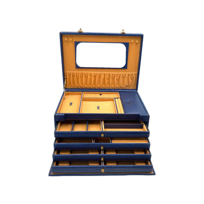 XL Multipurpose Jewellery Box Genuine Leather