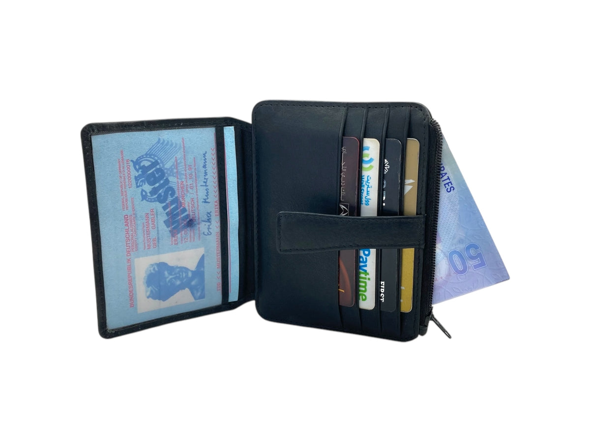 Card Case & Cash Wallet Compact Size 12 Card Space # 4029N