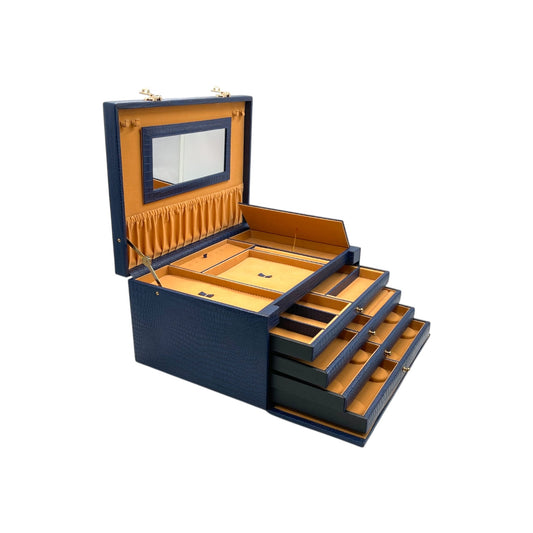 2026_XL Multipurpose Jewellery Box Genuine Leather