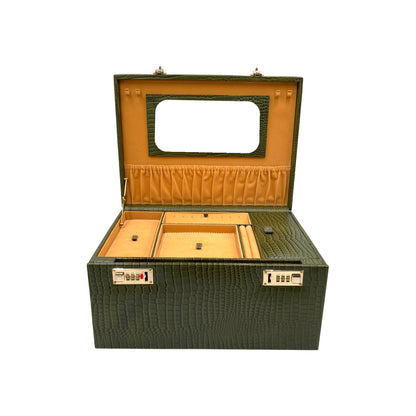 XL Multipurpose Jewellery Box Genuine Leather