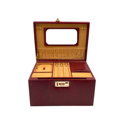 MJB Multipurpose Jewellery Box Genuine Leather