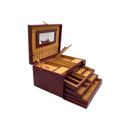 MJB Multipurpose Jewellery Box Genuine Leather