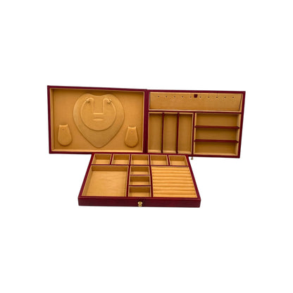 MJB Multipurpose Jewellery Box Genuine Leather