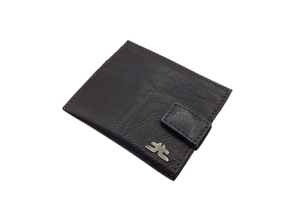 Slim Card Case & Cash Wallet Compact Size # 4257BL