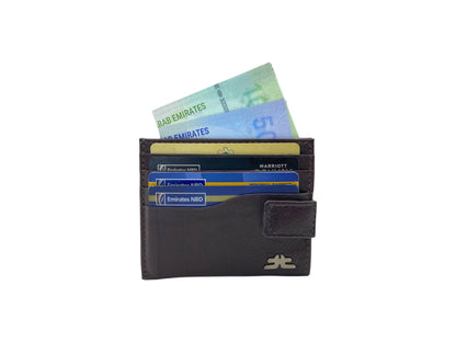 Slim Card Case & Cash Wallet Compact Size # 4257BL