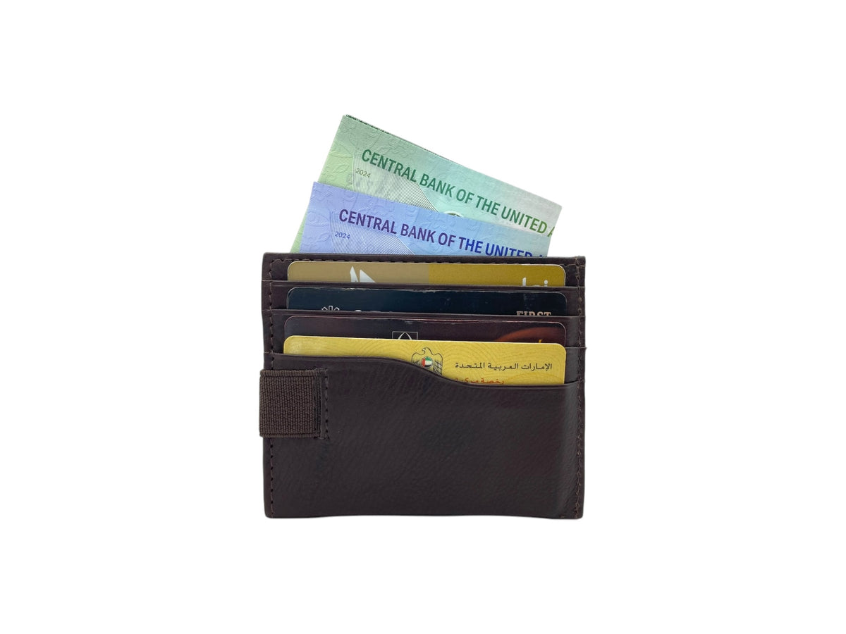 Slim Card Case & Cash Wallet Compact Size # 4257BL