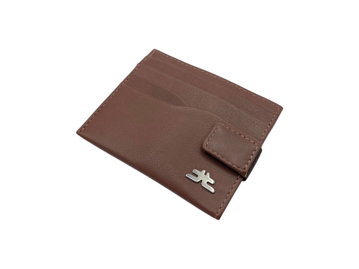 Slim Card Case & Cash Wallet Compact Size # 4257BL