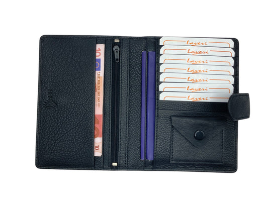 Duplex Passport Holder in Genuine Leather #1158L