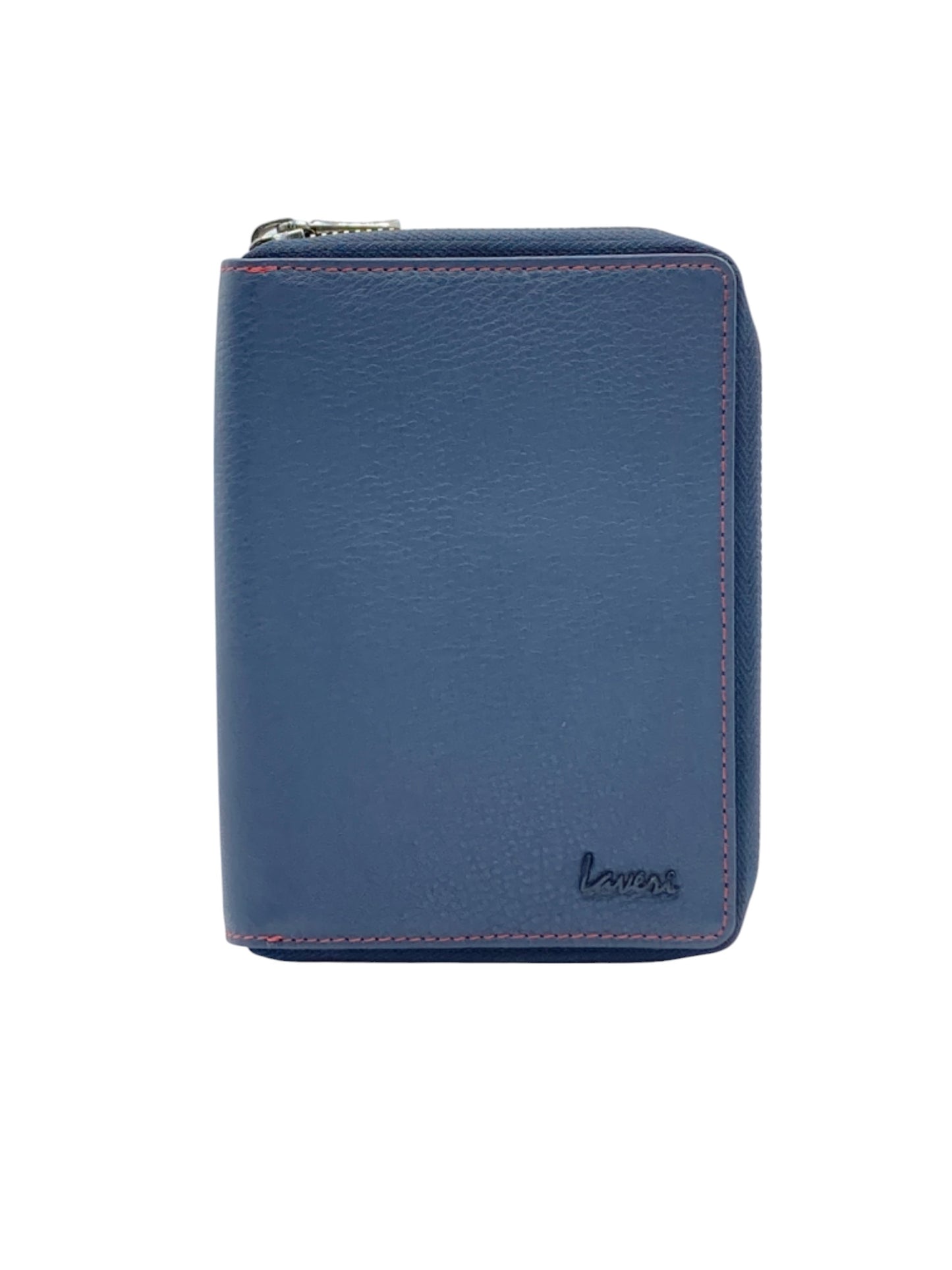 Duplex Zip Passport Wallet in Genuine Leather #1158Z