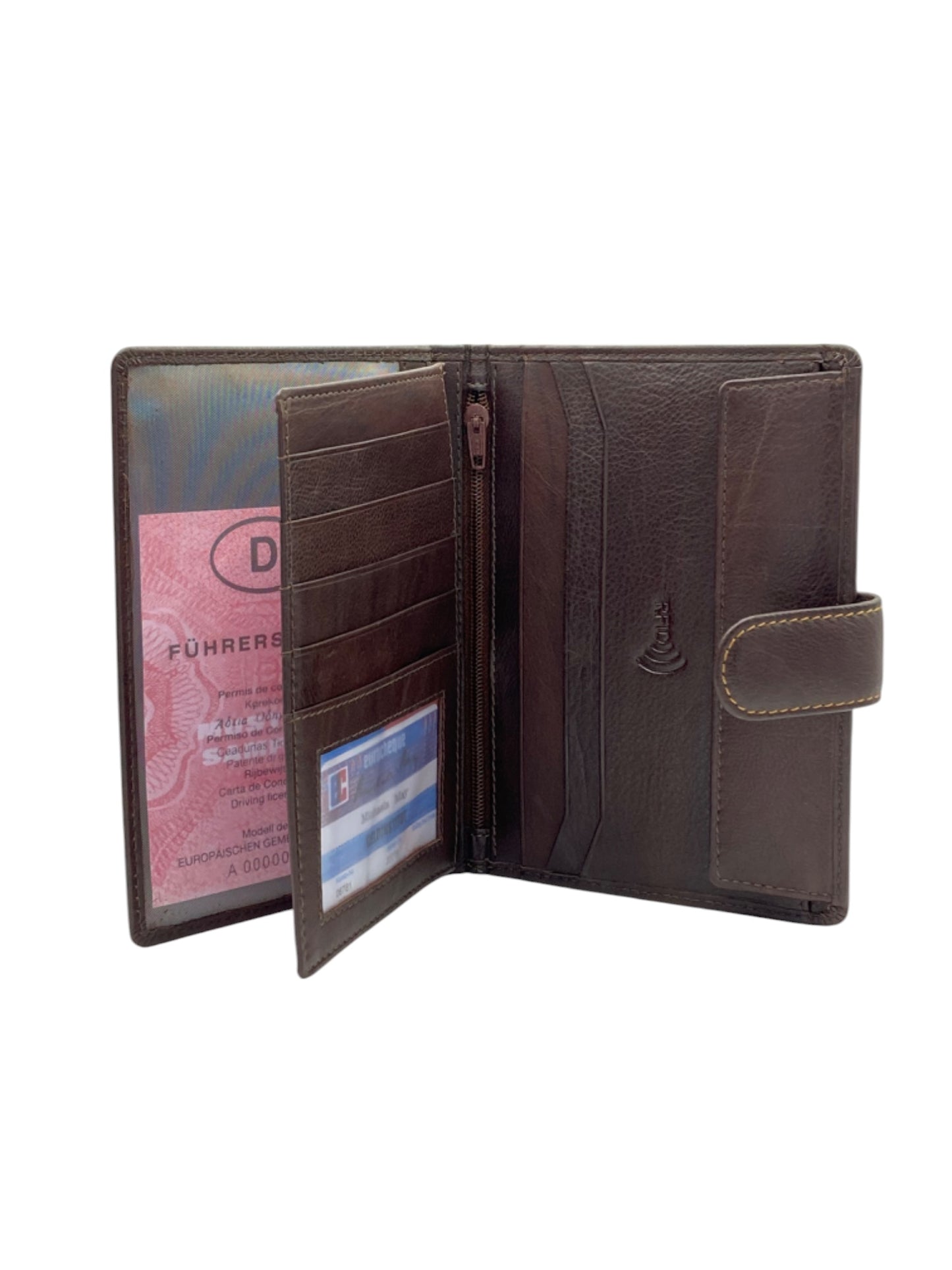 Marvel Luxury Family Passport Wallet in Genuine Leather #1794L