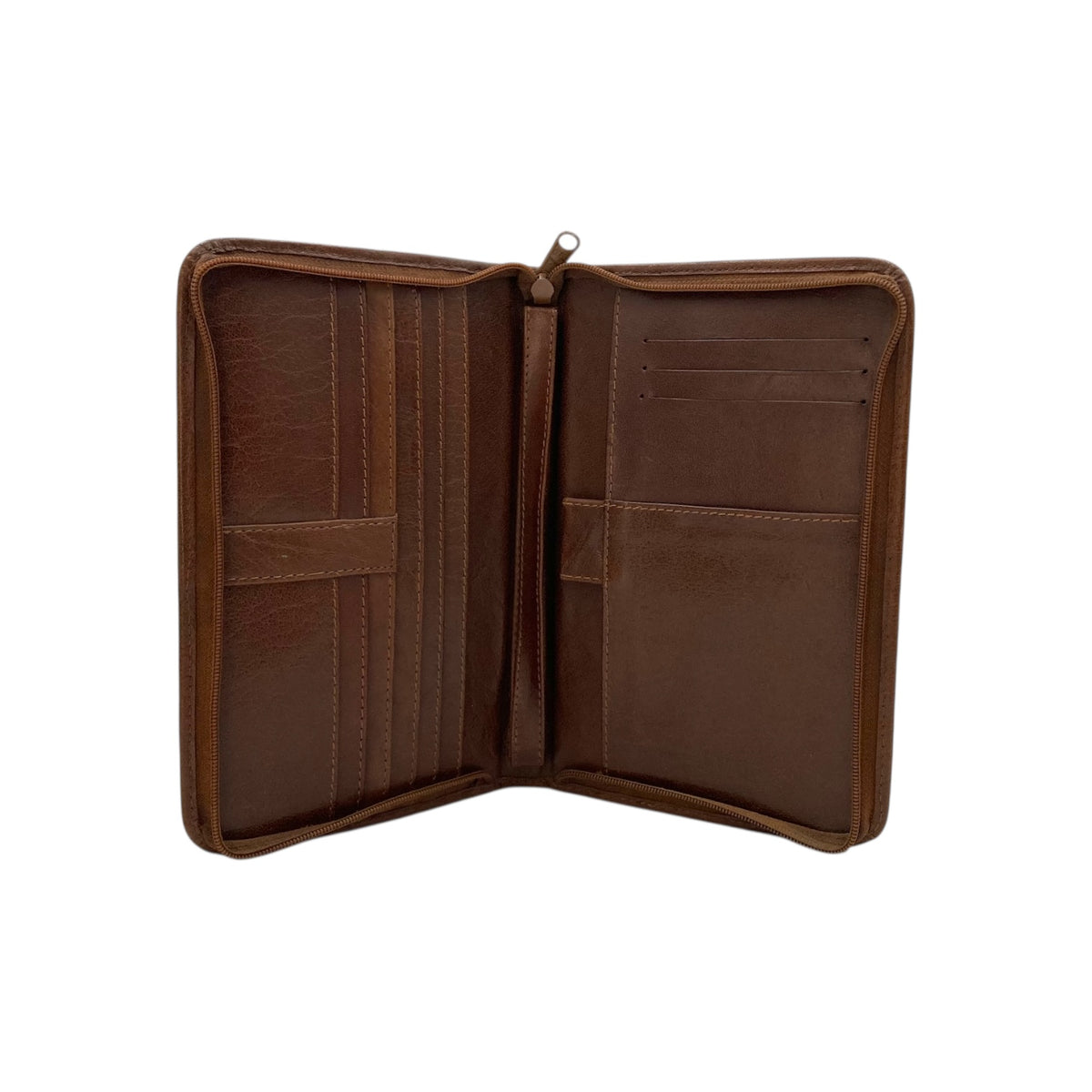 Full Zip Family Passport Holder & Long Card Wallet # 2075