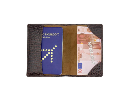 Solo Passport Holder in Genuine Leather #1455N