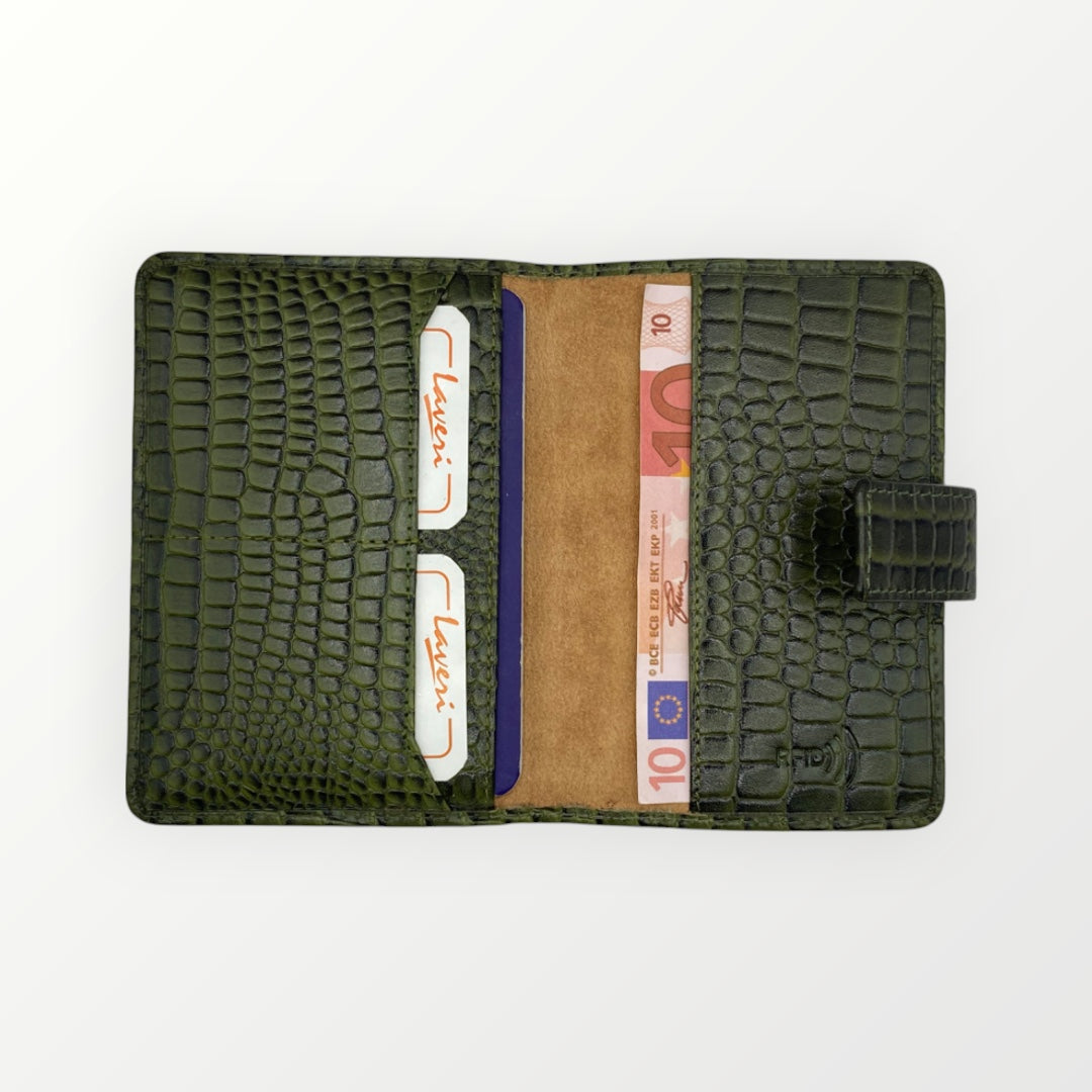 Solo Passport Holder in Genuine Leather #1455N