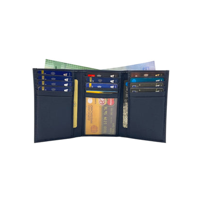 Trifold Wallet RFID Slim 15 Credit Card # 1802