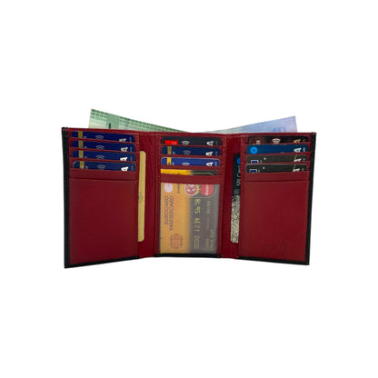 Trifold Wallet RFID Slim 15 Credit Card # 1802