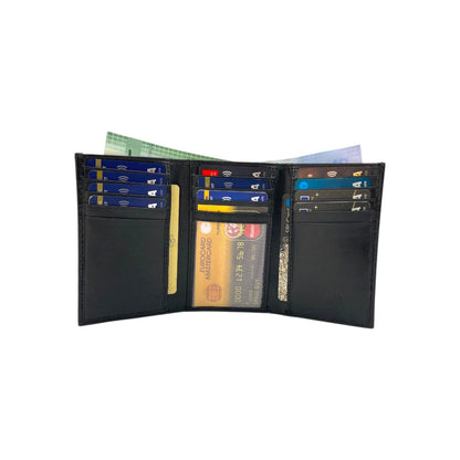 Trifold Wallet RFID Slim 15 Credit Card # 1802