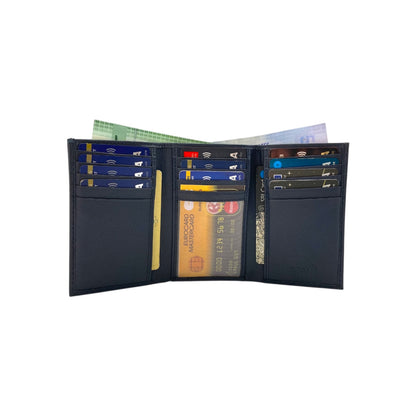 Trifold Wallet RFID Slim 15 Credit Card # 1802L