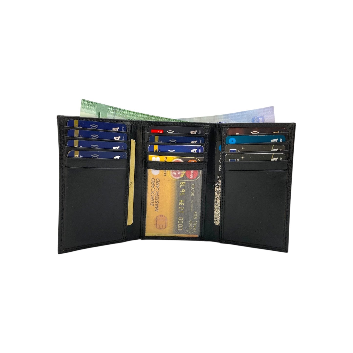 Trifold Wallet RFID Slim 15 Credit Card # 1802L