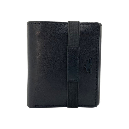 Trifold Wallet RFID Slim 12 Credit Card # 1178 Elastic
