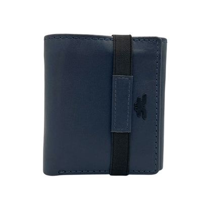 Trifold Wallet RFID Slim 12 Credit Card # 1178 Elastic