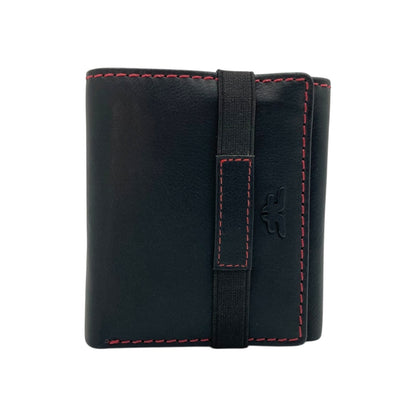 Trifold Wallet RFID Slim 12 Credit Card # 1178 Elastic