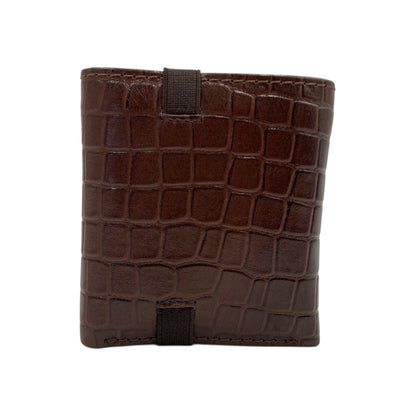 Trifold Wallet RFID Slim 12 Credit Card # 1178 Elastic