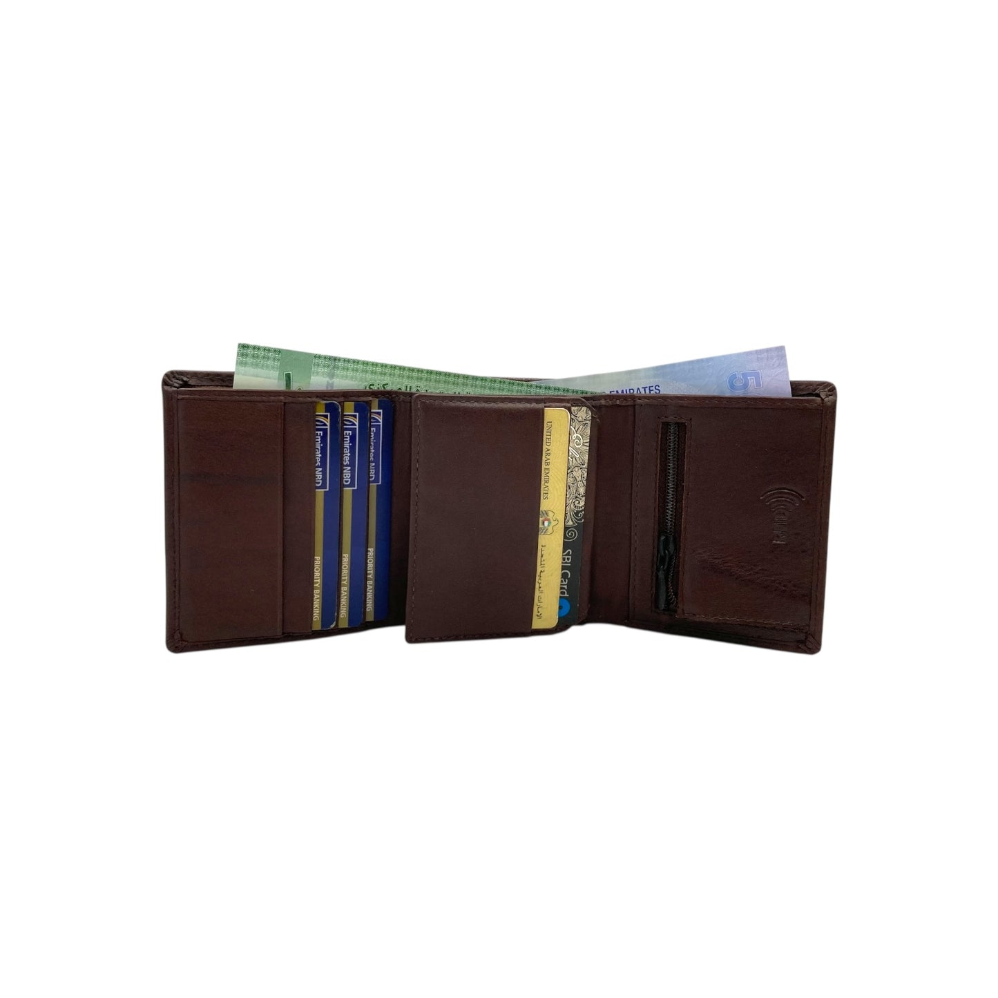 Trifold Wallet RFID Slim 12 Credit Card # 1178L