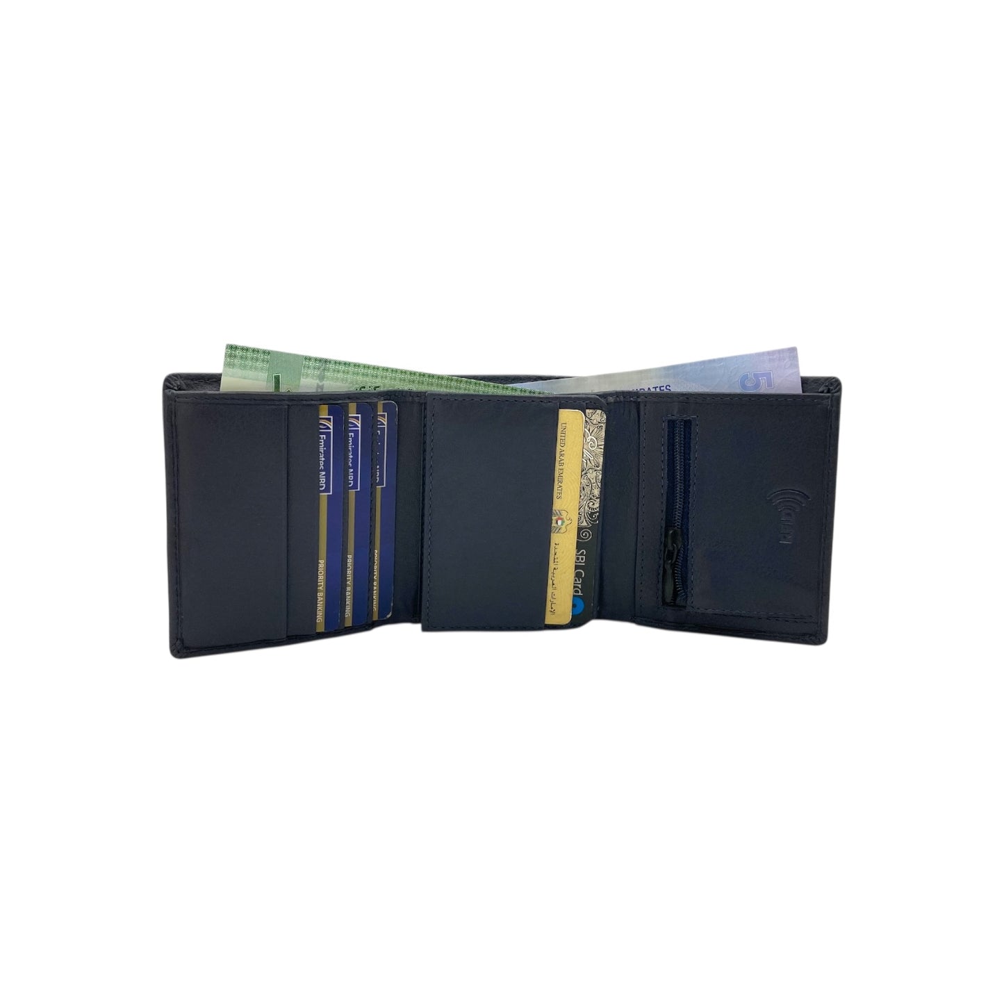 Trifold Wallet RFID Slim 12 Credit Card # 1178L