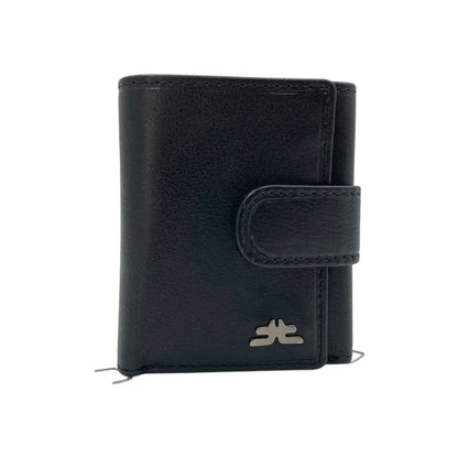 Trifold Wallet RFID Slim 10CC Double Stitch # 1539N [EL.LOOP]