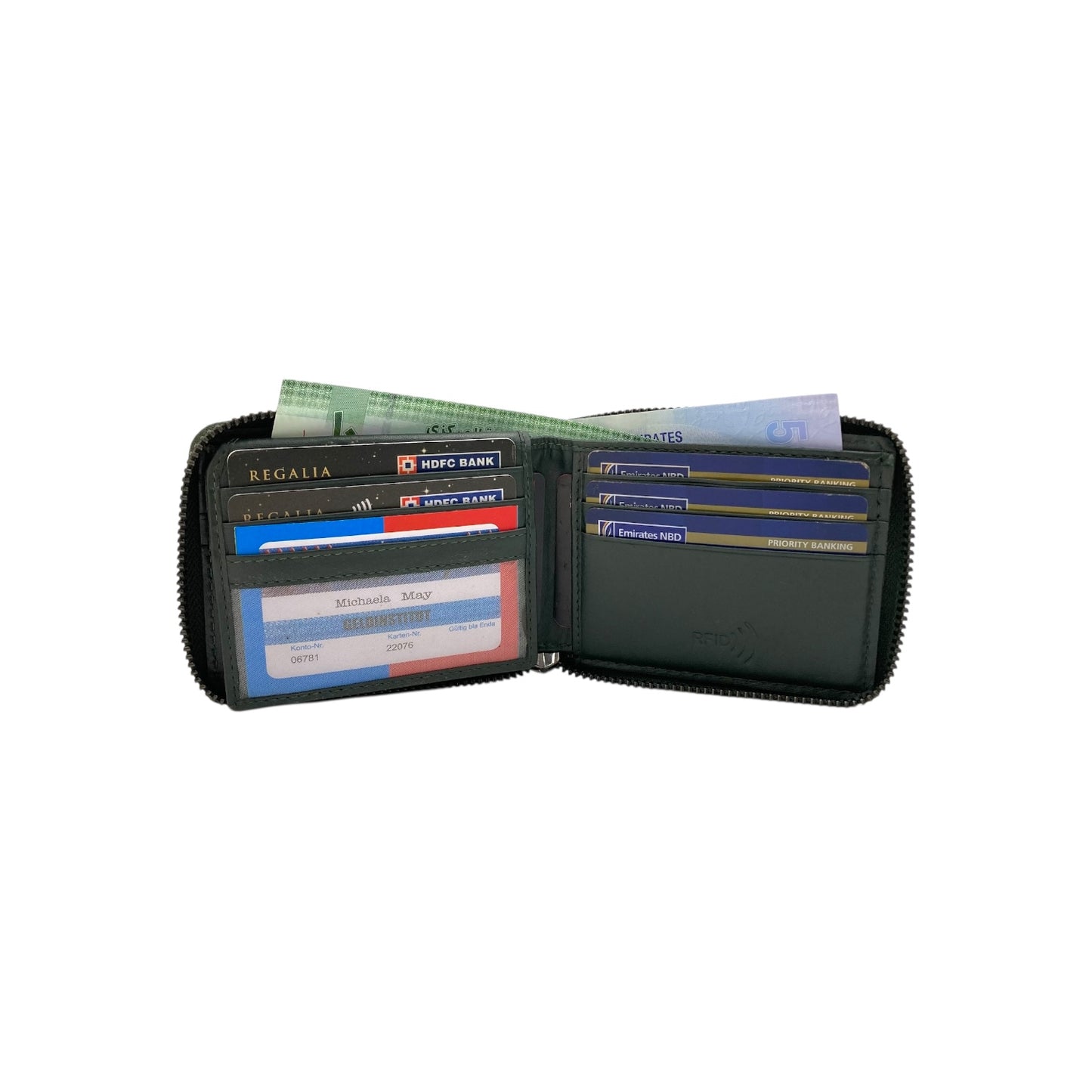 ZipVault Full Zip Wallet RFID # 1981Z